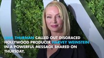 Uma Thurman breaks silence on Harvey Weinstein