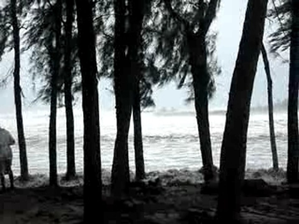 Ile Maurice - Tamarin Bay cyclone Gamede