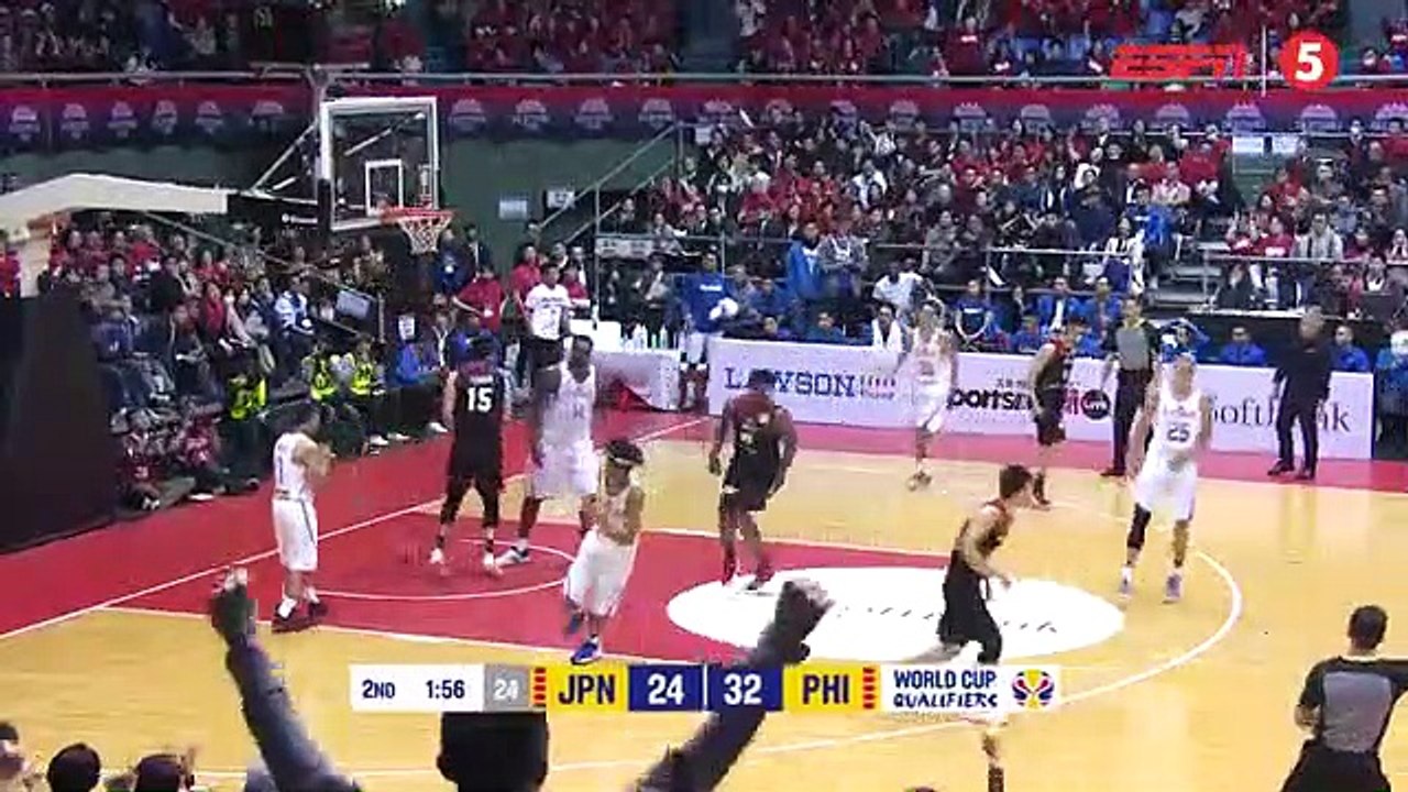 Philippines vs Japan – 2017 FIBA World Cup Asian Qualifiers - Full Game Replay