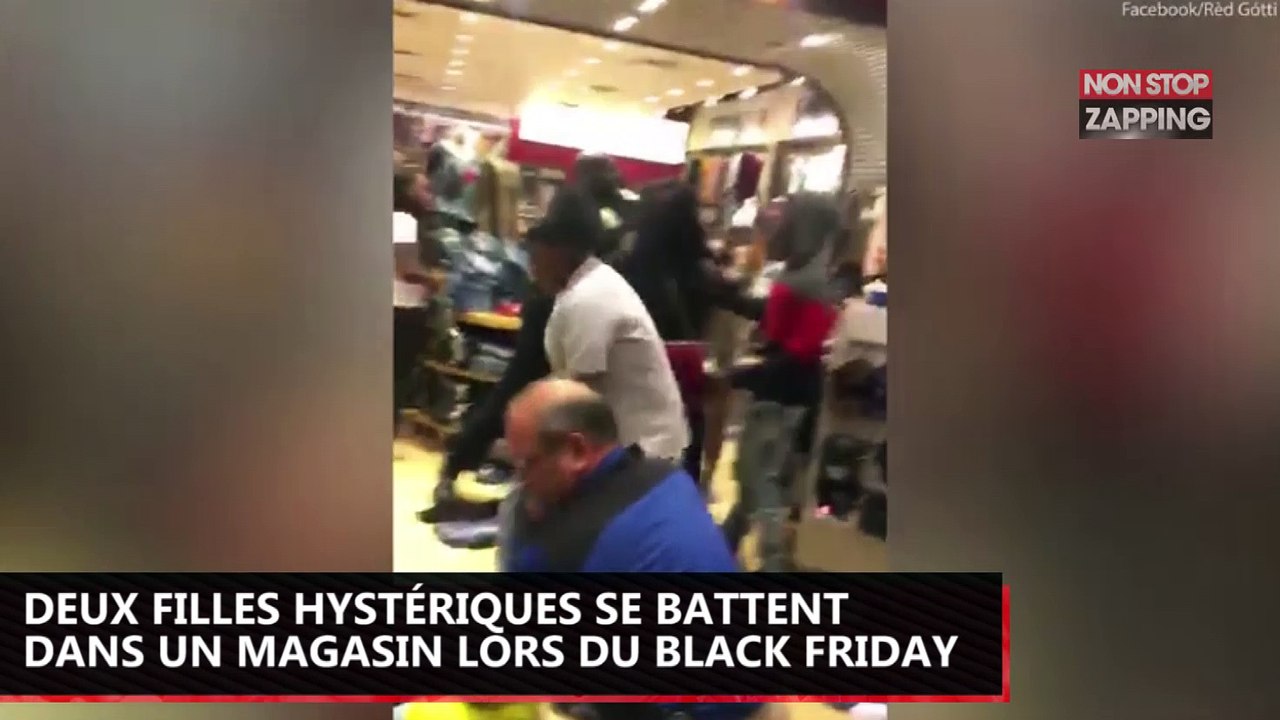 Black Friday : deux femmes hystériques se battent violemment dans un magasin (vidéo)