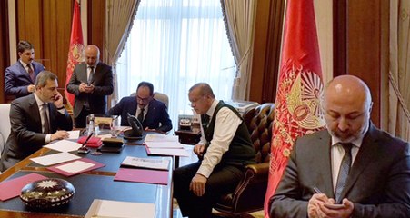 Erdoğan-Trump Görüşmesine Damgasını Vuran Karede En Dikkat Çeken Detay: Sancak!