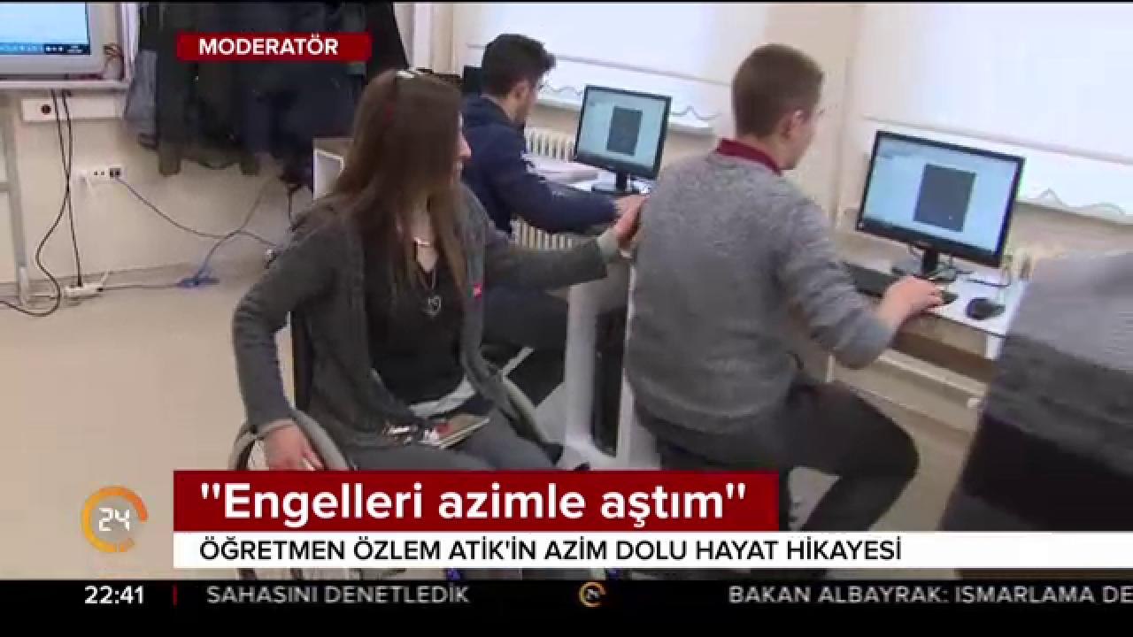 "Engelleri azimle aştım"