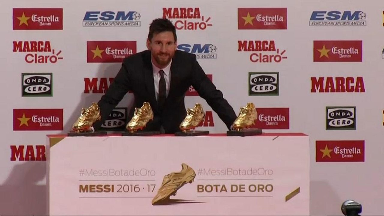 Goldener Schuh für Lionel Messi