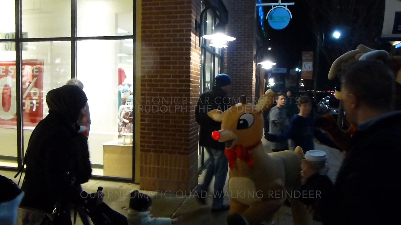 "Air-Deer" Animatronic Inflatable Rudolph (puppet - costume)