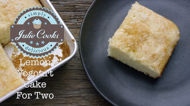 Lemon Yogourt Cake For Two Recipe