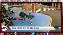 Hombres roban el arma de un oficial de seguridad privada-Al Rojo Vivo-Video