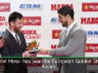 Tải video: Messi wins European Golden Shoe