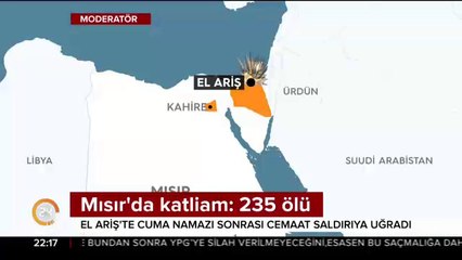 Mısır'da katliam: 235 kişi hayatını kaybetti