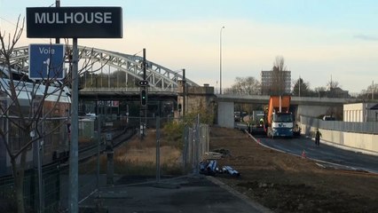 Mulhouse: un manteau d'enrobé pour la voie sud