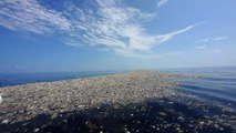 Masas flotantes de basura en alta mar