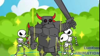 Clash Royale Animation #28 PEKKA vs Giant Skeleton (Parody)