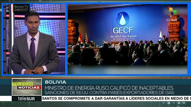Rusia: inaceptables sanciones de USA contra países exportadores de gas