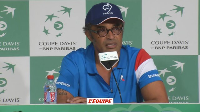 Tennis - Coupe Davis : Noah «L'ambiance que l'on attendait...»