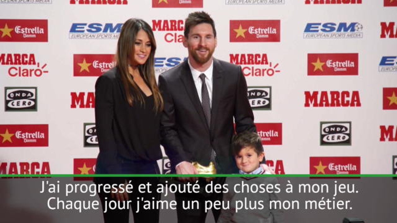 Soulier d-or - Messi : ''J'ai grandi, sur et en dehors du terrain''