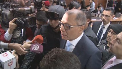 Vicepresidente de Ecuador reitera su inocencia en inicio de juicio por Odebrecht