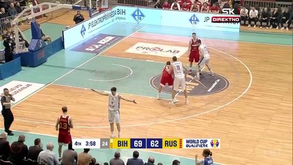 Steal Gegić i alley-oop za Lazića