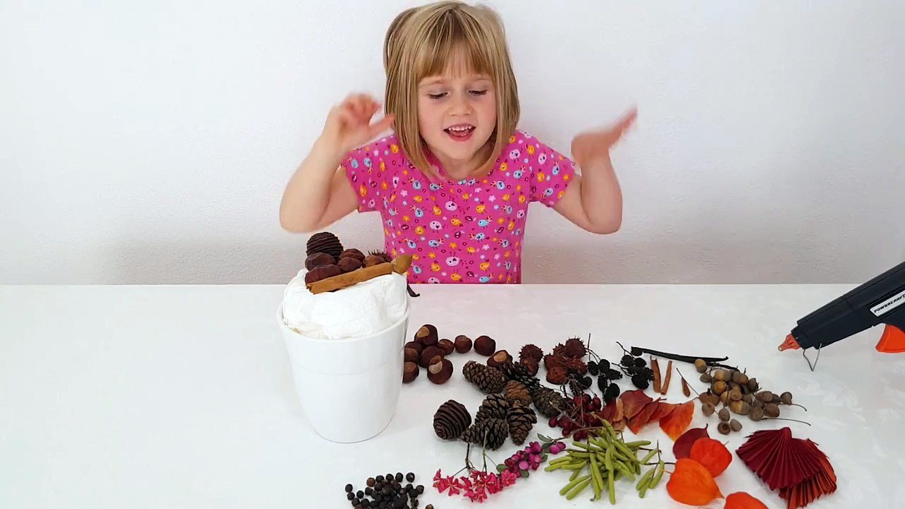 Feuerwerk des Herbstes Herbsttopf