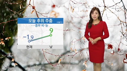 [날씨] 추위 쉬어가는 토요일...중부 눈·비 / YTN