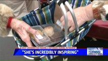 90-Year-Old Volunteer Delivers Meals to The Elderly