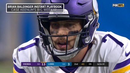 Instant Playbook: Baldy breaks down Case Keenum's week 12 performance