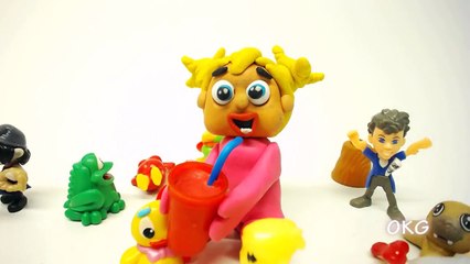 Baby Spiderman School Time Stop Motion Play Doh Animation Video for Children