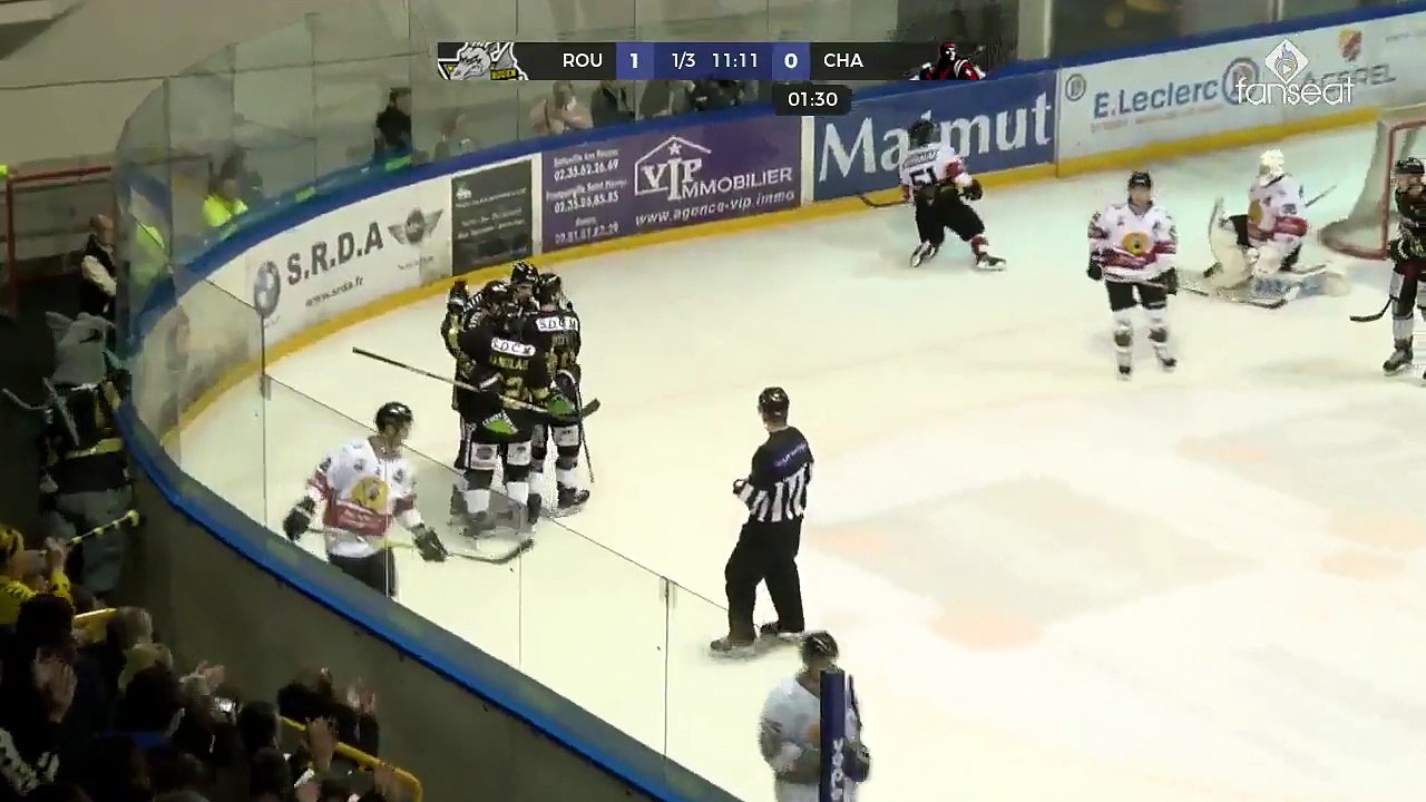 SLM - J22 : ROUEN - CHAMONIX : 5-0 (LES BUTS)