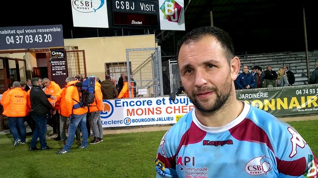 Mickaël Campeggia (CSBJ) après Tarbes 24112017