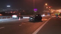 Tem Otoyolu'nu Kilitleyen Zincirleme Trafik Kazası, 2 Yaralı