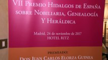 El historiador Elorza Guinea, Premio Hidalgos de España