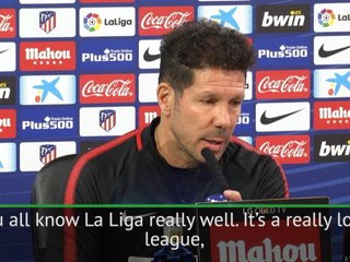 Consistency key in La Liga - Simeone