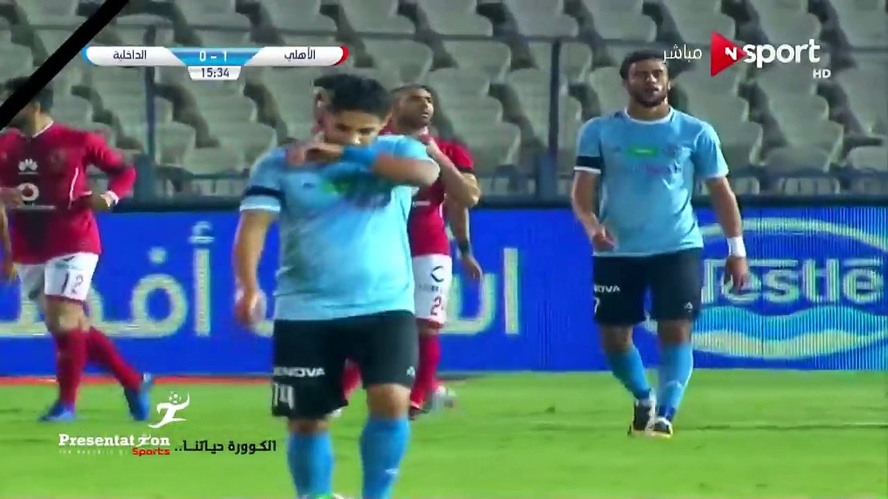 ملخص وأهداف مباراة الأهلي والداخلية 2 - 0 - الجولة الـ 10 الدوري المصري