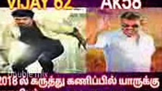 Vijay 62AK58 Which are most expectation  2018 year Movievijay or Ajith