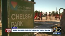 Pipe bomb explodes in Mesa park