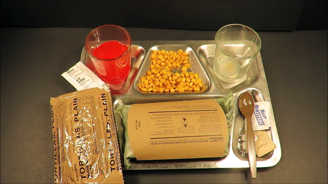 2017 MRE Chicken Burrito Bowl Meal Ready to Eat Review US Ration Taste Test