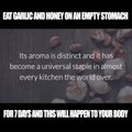 Eat Garlic and Honey on an Empty Stomach for 7 Days and THIS Will Happen to Your Body!