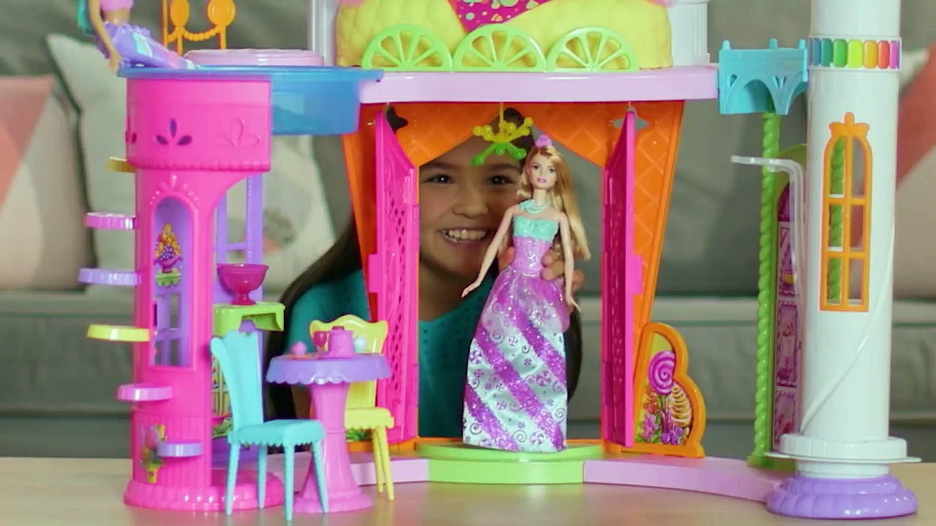 A Sweet Unboxing for Barbie Dreamtopia Sweetville Castle Barbie