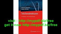Teilchendetektoren Grundlagen und Anwendungen (German Edition)