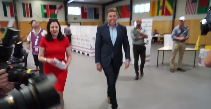 Premier Annastacia Palaszczuk Casts Vote in Queensland State Election