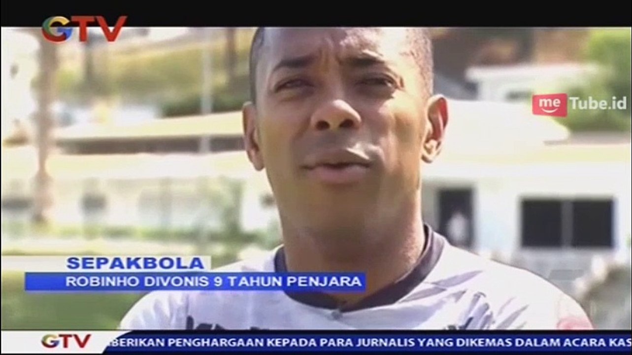 Robinho Divonis 9 Tahun Penjara