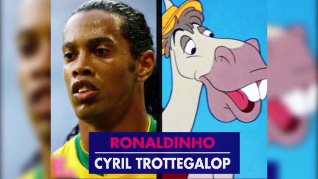 Những cầu thủ bóng đá giống hệt nhân vật hoạt hình