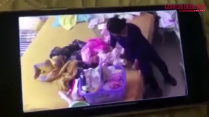 Nữ giúp việc bạo hành trẻ sơ sinh cùng lời khai tại cơ quan chức năng