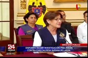 Ministerio Público dispone iniciar investigación preliminar contra Susana Villarán