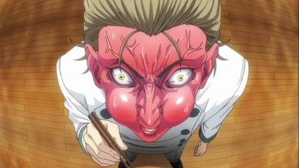 Eizan Etsuya tastes Yukihira Soma Dish - Shokugeki no Soma season 3 Episode 8