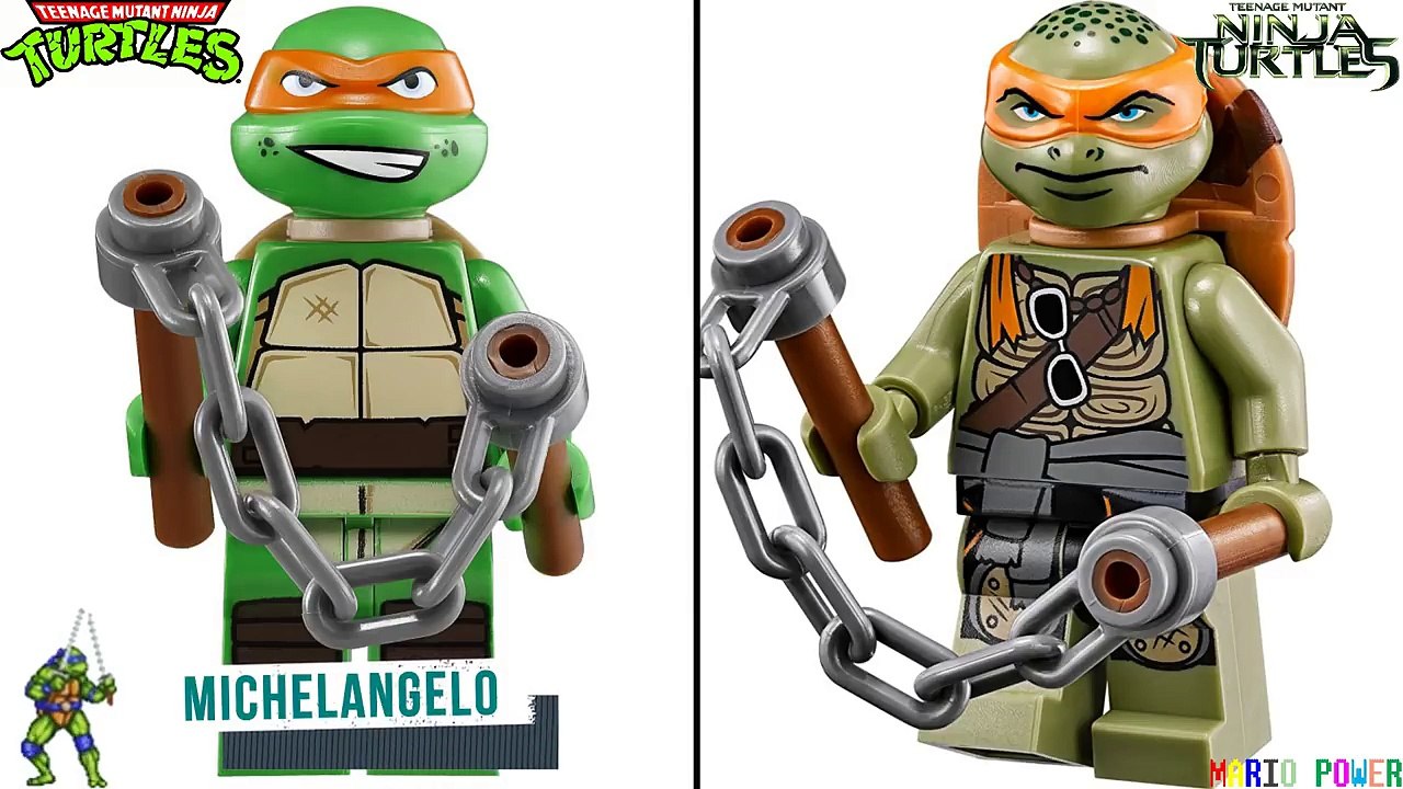 Lego Teenage Mutant Ninja Turtles (TMNT) - Movie VS Cartoon