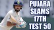 India vs SL 2nd test 2nd day: Pujara scores 17th test 50, host look in strong position | Oneindia