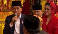 Berbahasa Mandailing, Ini Pesan Jokowi untuk Kahiyang-Bobby