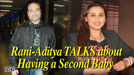 Rani Mukherji TALKS about Having a Second Baby with Aditya