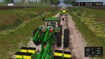 FARMING SIMULATOR 2017 | JD 8RT, 8400, 8530, 8220 ALL ON PLANTERS - PLANTING WHEAT | EP #41