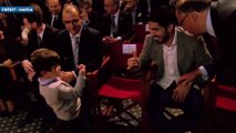 La complicité entre Suarez et le fils de Messi !