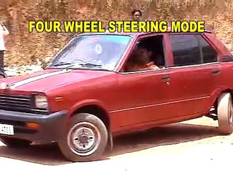 Four Wheel Steering in Maruti 800